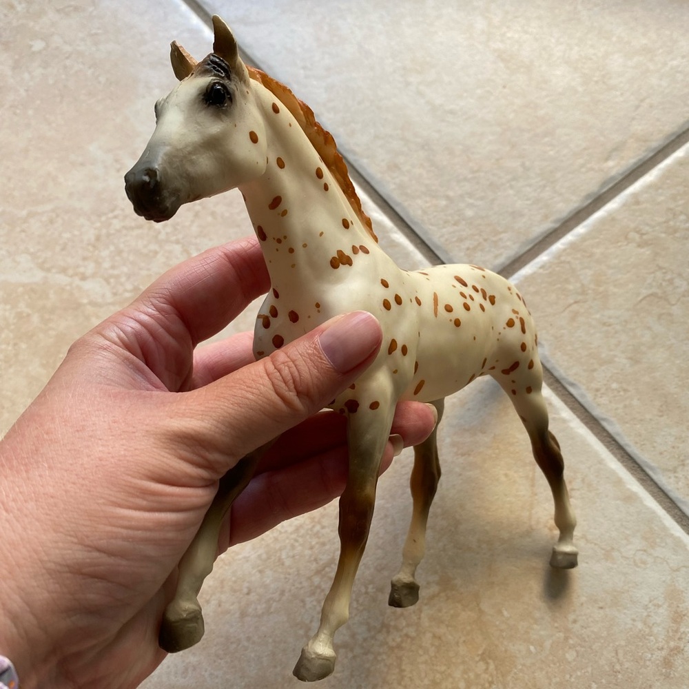 Vintage BREYER APPALOOSA brown speckled horse